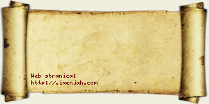 Tijana Tešović vizit kartica